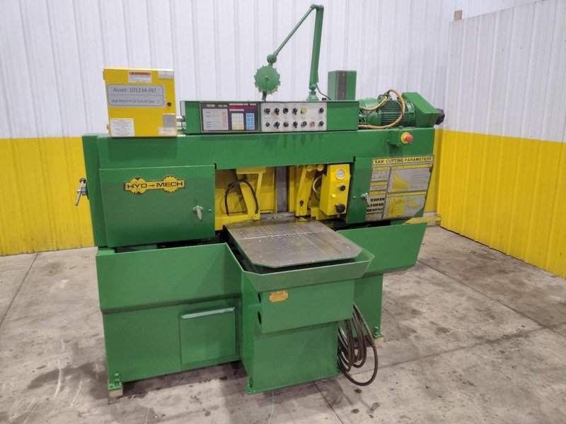 12&quot; X 12&quot; HYD-MECH MODEL #H-12A FULL AUTOMATIC FEED HORIZONTAL BANDSAW: STOCK #22130