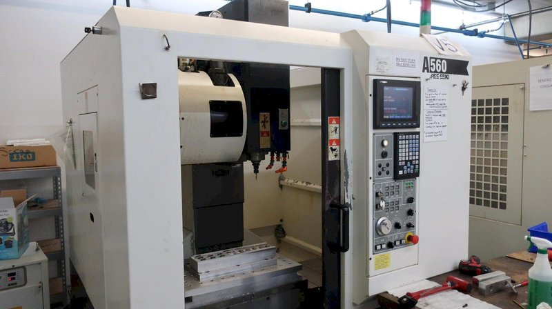 Ares-Seiki Model A560 CNC High Speed Drill/Tap Production Machining Center,  10,000 RPM, Rigid Tap, 20 ATC, 25x16 Table, 5HP, New 2006