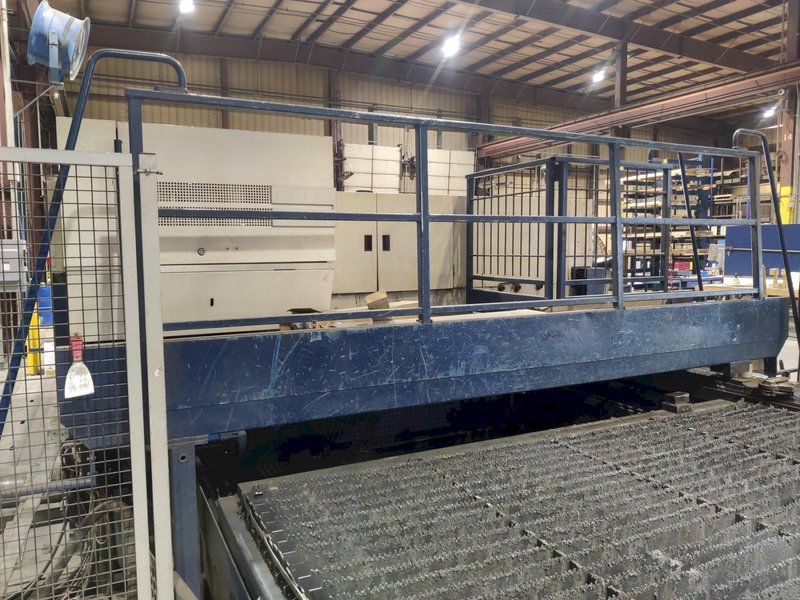 6,000 WATT TRUMPF TRULASER 8000 WITH TRUFLOW 6KW RESONATOR. STOCK # 0690524