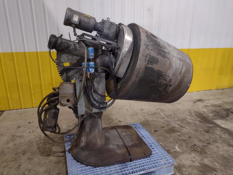 2 HP BOWL TYPE GLOBE ROTATING TUMBLE/POLISH MACHINE: STOCK #23707