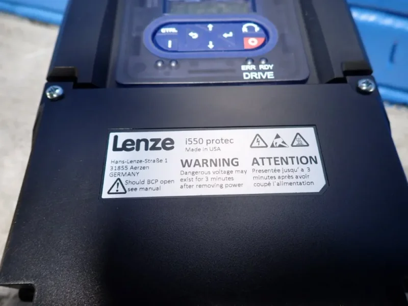 LENZE FREQUENCY INVERTER DRIVE   -  I55AP222#