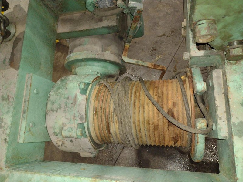 10,000 LBS (5 TON) PATTERSON POWERED CABLE HOIST: STOCK #22969