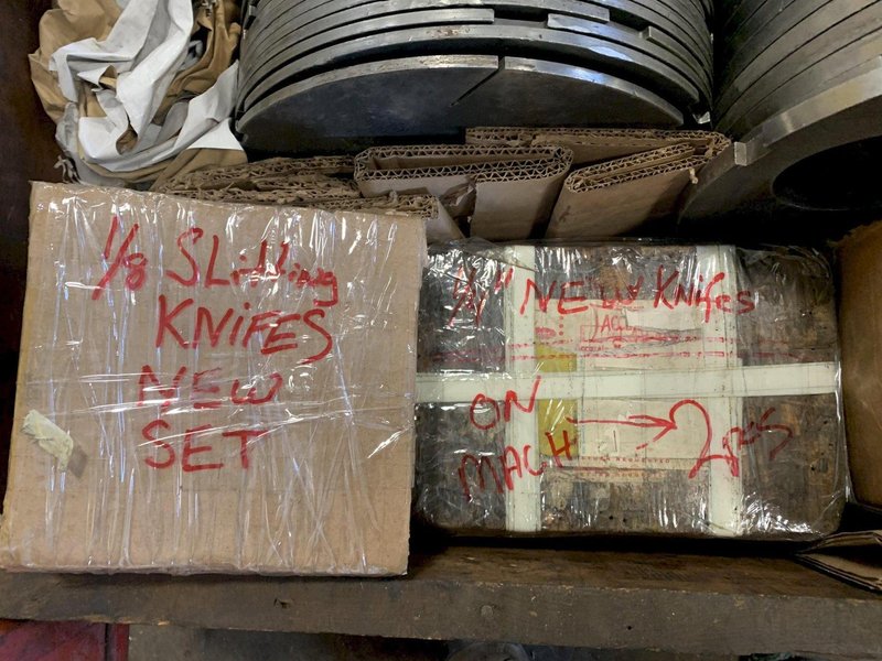 18&quot; WIDE X 4500 LB X 3&quot; ARBOR STANAT MODEL #S-180  SLITTING LINE: STOCK #13717