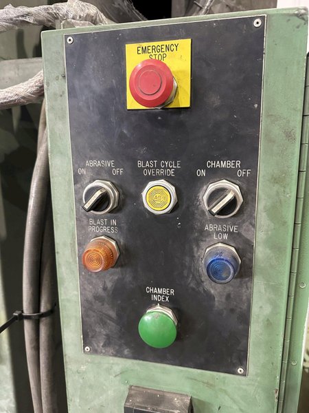 36&quot; X 72&quot; GOFF MODEL #3672D SPINNER HANGER SHOT BLAST CLEANING SYSTEM, NEW 2006: STOCK #22470