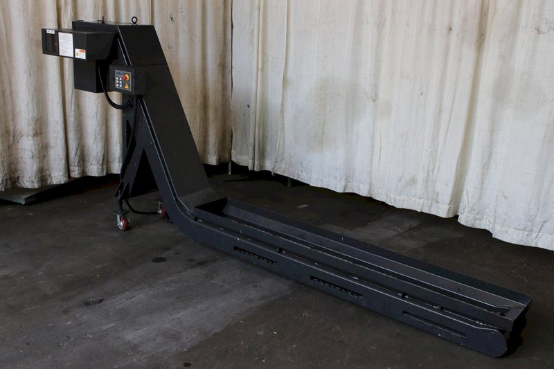 9&quot; X 48&quot; SHINJIN MT TECH INCLINDED CHIP CONVEYOR: STOCK #75472