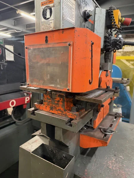 USED SPARTAN 50 TON HYDRAULIC IRONWORKER MODEL IW-50S