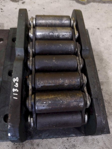 (4) 15 TON HILLMAN ROLLER TYPE MODEL #15-0T NARROW MACHINE SKATES: STOCK # 23003