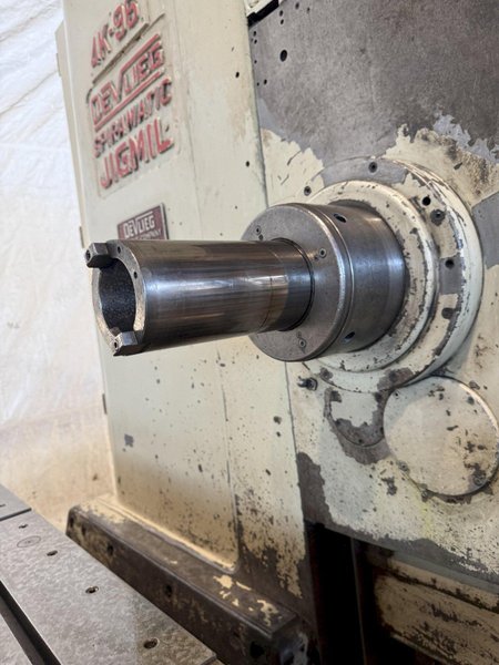 4" DEVLIEG 4K-96 HORIZONTAL BORING MILL. STOCK # 0113826