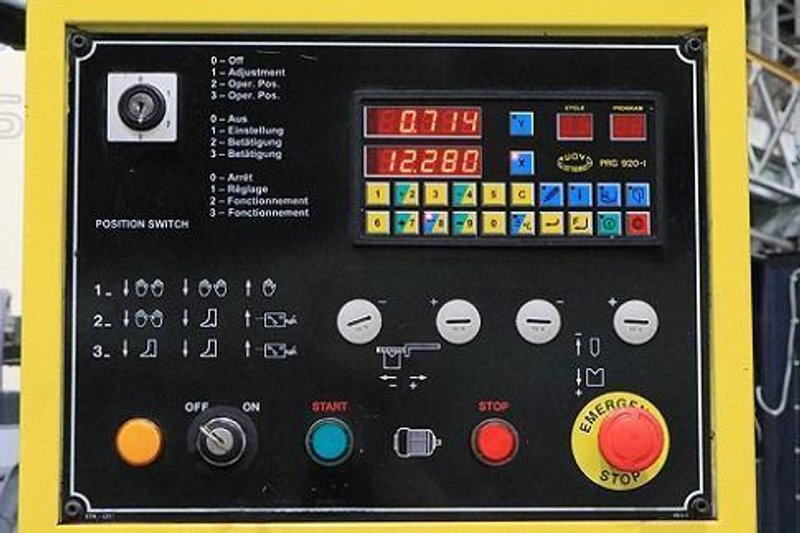 12' X 220 TON DURMA MODEL# 37200 CNC HYDRAULIC PRESS BRAKE