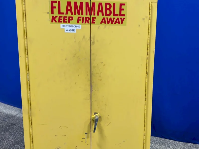 34" X 35" X 65" FLAMMABLE CABINET