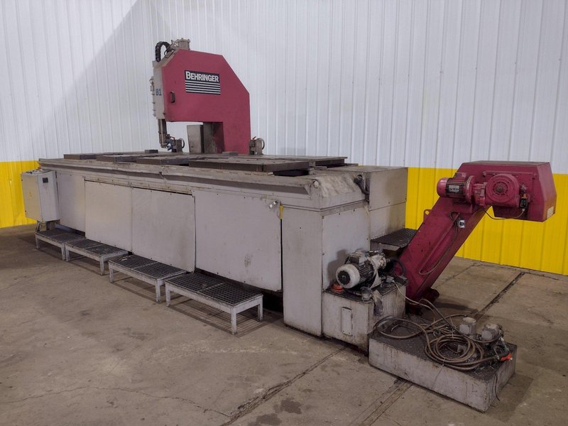 157&quot; X 26&quot; X 15&quot; H BEHRINGER MODEL #LPS-40-4 VERTICAL PLATE SAW: STOCK #17147