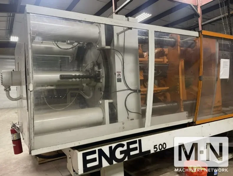 500 TON 64 OZ ENGEL MODEL ES2000/500 INJECTION MOLDING MACHINE MFG 1996