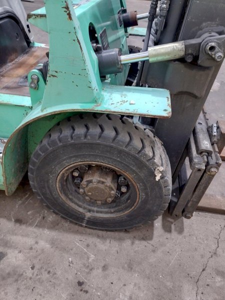 5,000 LB MITSUBISH MODEL #QA14  PROPANE FORKLIFT TRUCK: STOCK #19603