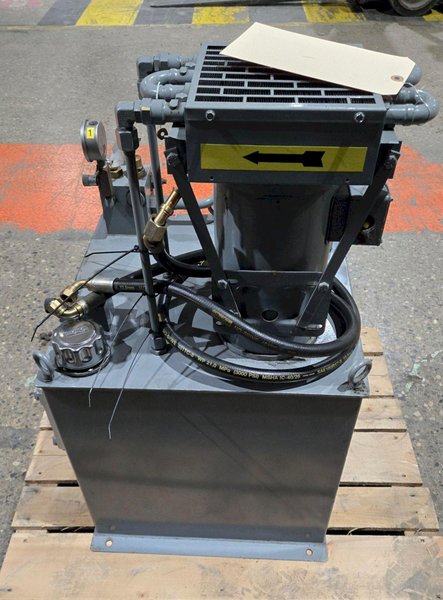 PARKER V24K0PAKN/10 1000PSI 20GAL 4GPM HYDRAULIC POWER UNIT USED