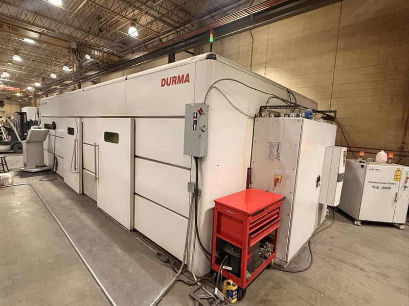 6000 Watt Durma 6020 HD-F Fiber Laser, 2015 – 6.5′ x 20′ Table