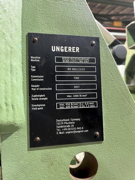 UNGERER STRETCH BEND LEVELING LINE