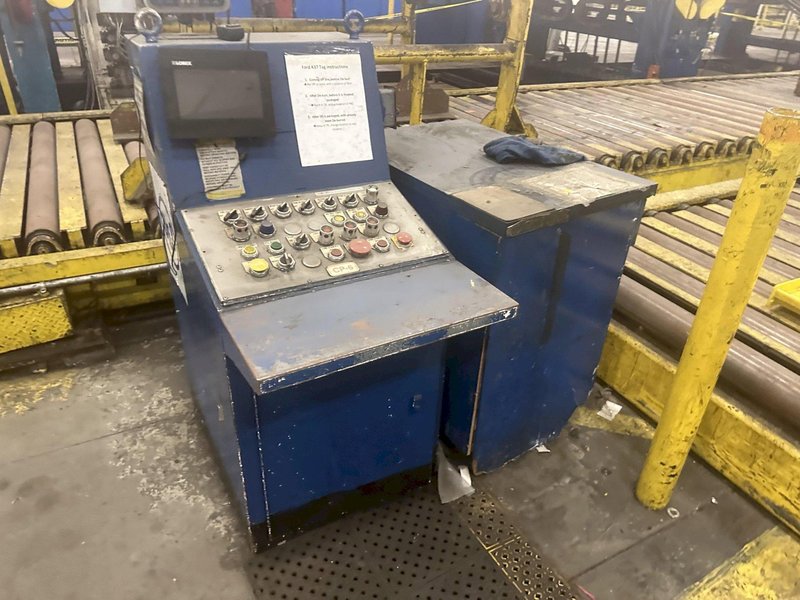 400 TON FUKUI BLANKING PRESS. 72&quot; X .128&quot; X 70,000 LB SERVO FEEDLINE STOCK #  0956723