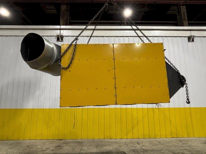 5 HP X 8 CARTRIDGE PLYMOVENT MODEL #MFA-01-E2 DUST COLLECTOR: STOCK #22305