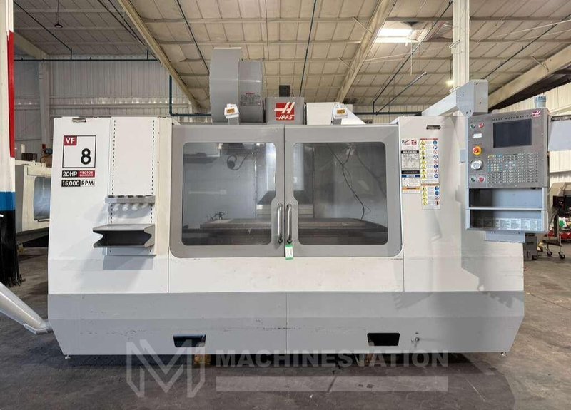 Haas VF-8D/40 CNC Vertical Machining Center -15,000 RPM 4th Axis Ready Mill