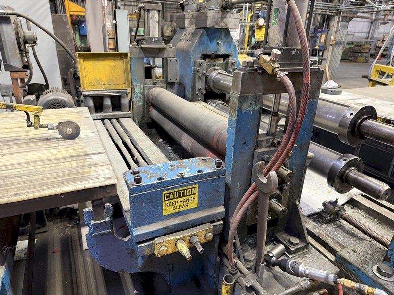 48" X 6" WEAN MOTORIZED SLITTER HEAD FOR SLITTING LINE. STOCK # 0435226