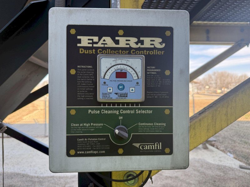 4,500 CFM FARR CAMFILL MODEL #GS8 DUST COLLECTOR: YOBRO #24724