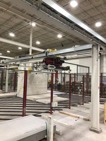 Turnkey CNC Router and Panel Saw System – C.R. Onsrud 146M12CAP + Schelling VS12 + Gorbel Crane