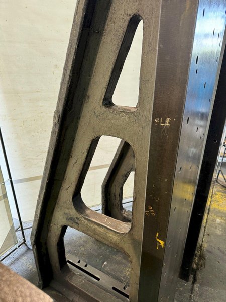 20&quot; WIDE X 100&quot; TALL X 38&quot; DEEP ANGLE PLATE SET. STOCK # 0364524