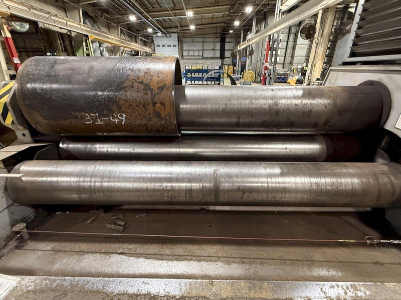 1.5" X 10' MG MODEL #EH-430/40 4-ROLL HYDRAULIC PLATE BENDING ROLL: STOCK #23768