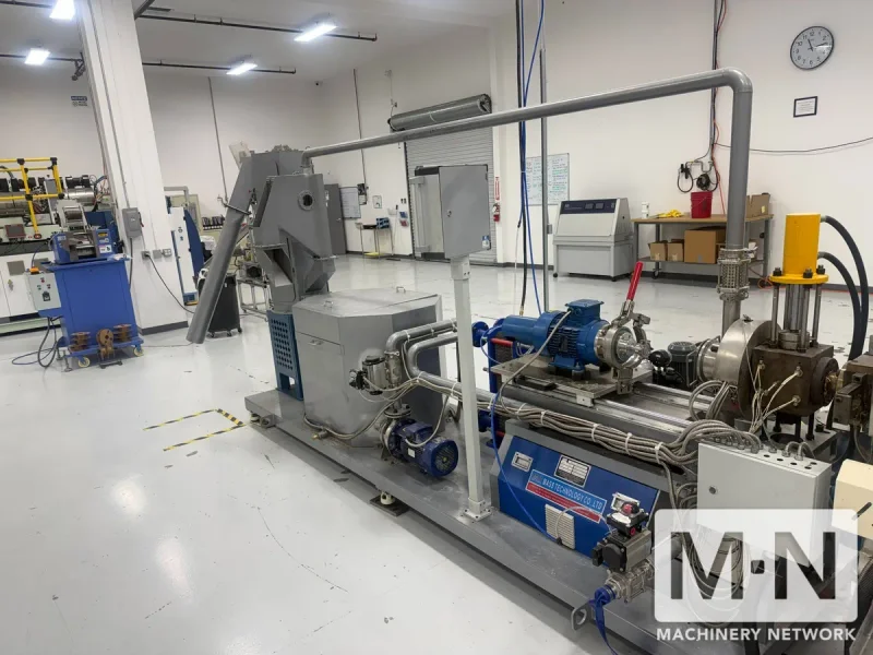 35 MM ZHANG JI GANG TWIN SCREW PELLETIZING EXTRUSION LINE  MFG 2022