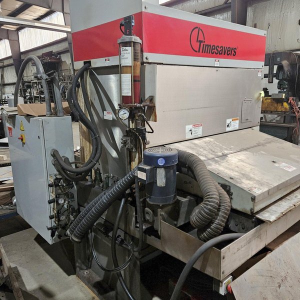 37&quot; TIMESAVERS 137-1HDMW BELT SANDER. STOCK # 0134525.