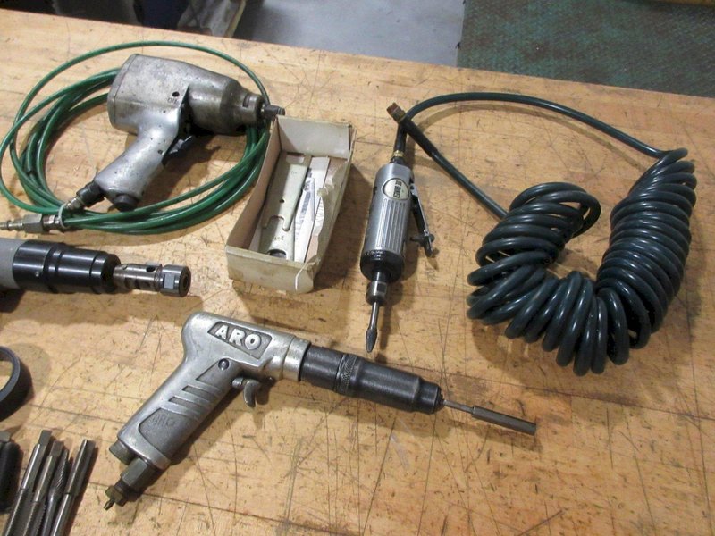 Pneumatic Tools; 1/2" Impact, Sioux Model 2P2550B Tap Gun, Die Grinder- Auction Item