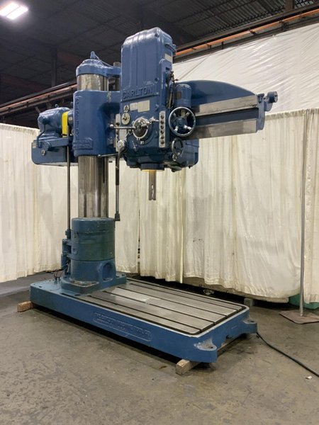 5' X 15" CARLTON RADIAL DRILL: STOCK #80959