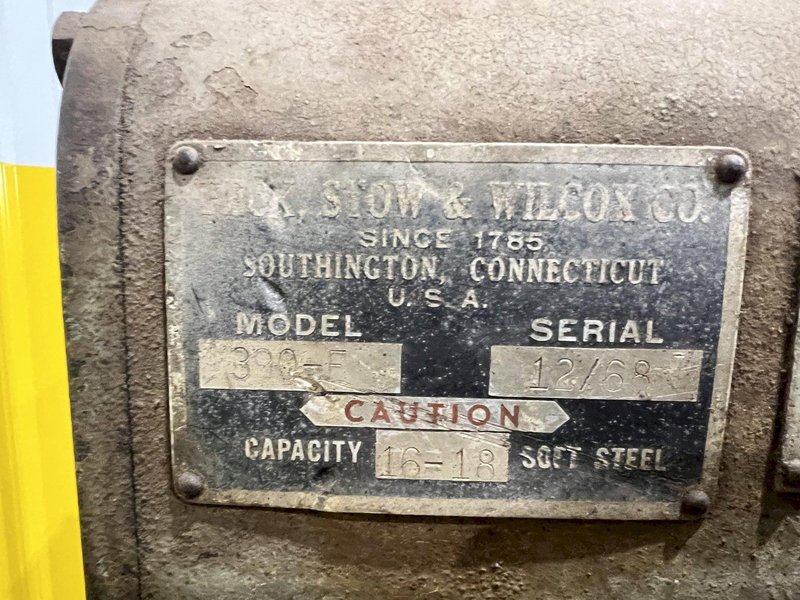 36" X 18 GAUGE PEXTO MODEL #390-F PLATE BENDING ROLL STOCK #18949