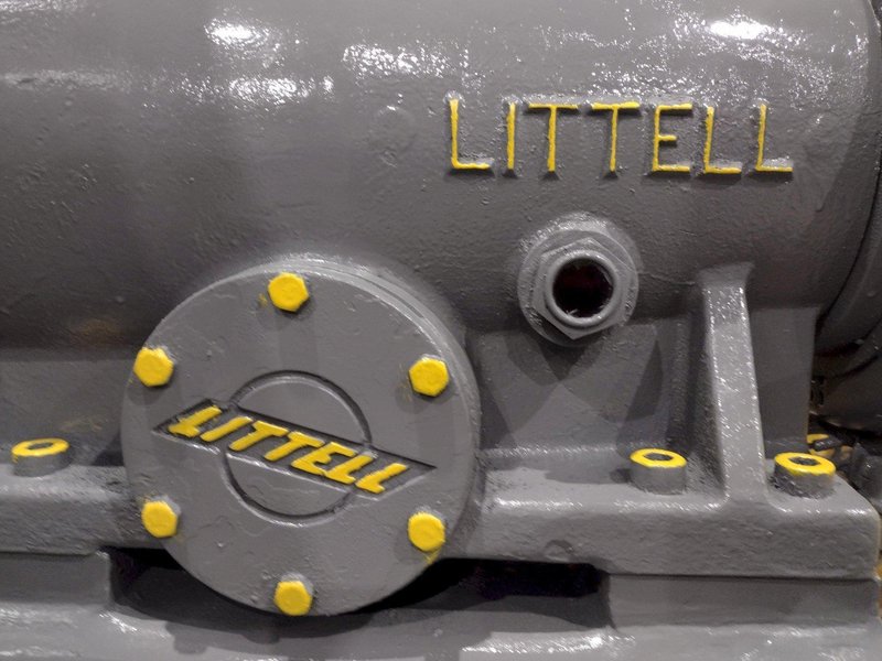 4,000 LBS X 18" LITTELL MODEL #40-18 PULL OFF COIL REEL UNCOILER : YOBRO #25256
