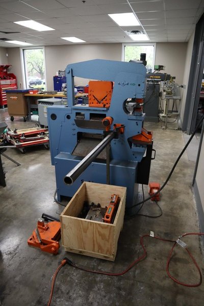 Scotchman 50514-EC 50 Ton Hydraulic Ironworker, Flat Shear, Angle Shear, Brake, Punch, Notcher