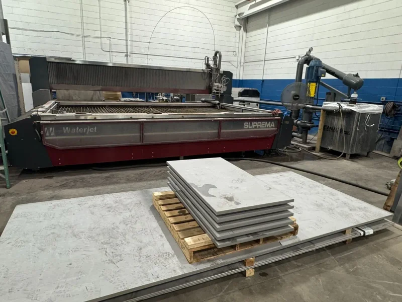 USED 2016 WATERJET CORP. SUPREMA DX 612 6' X 12 3-AXIS+ CNC WATERJET CUTTING SYSTEM