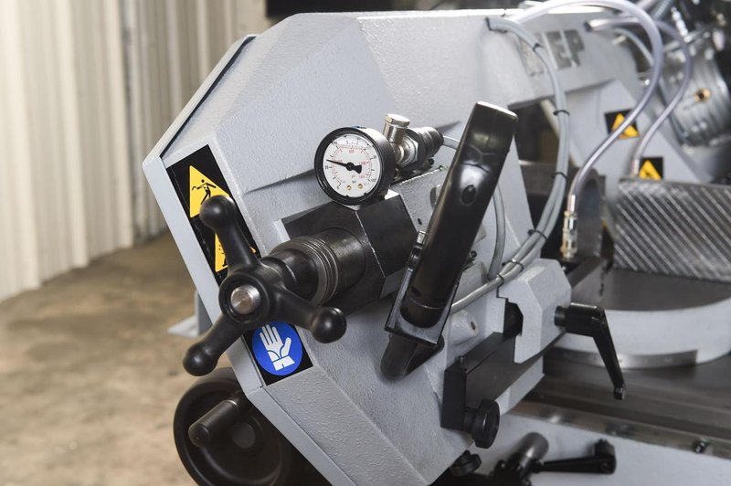 NEW 9.5"H x 11"W HYD-MECH MODEL DM-10 DOUBLE MITER BAND SAW