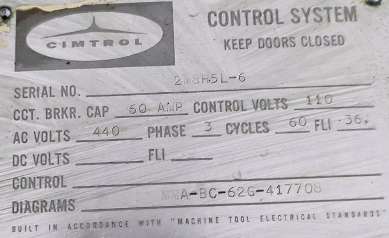 CINCINNATI #220-8 4.75" CENTERLESS GRINDER