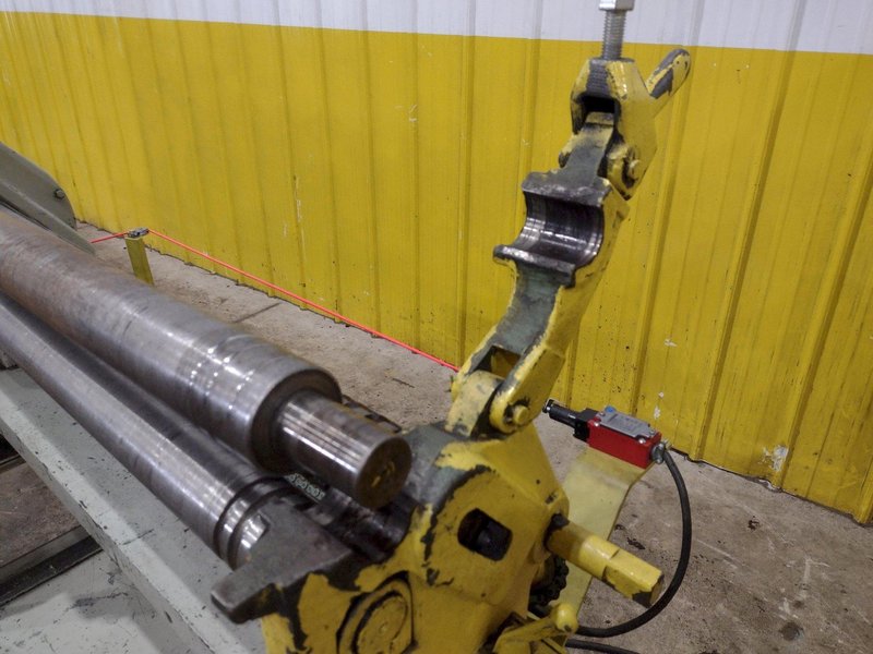 37" PECK, STOW &amp; WILCOX MODEL #416E MOTORIZED PLATE BENDING ROLL: YOBRO #25702