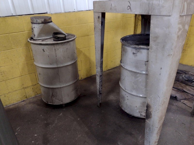 42" X 50 HP TIMESAVER MODEL #343-1SG  SLAG GRINDER BELT SANDER WITH HAMMOND DUST COLLECTOR: STOCK #17009