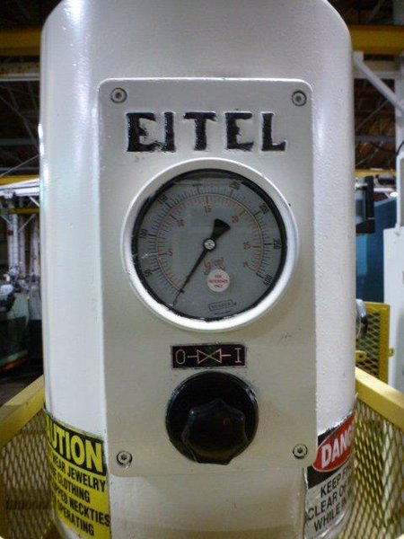 16 Ton EITEL No. P16A, Gap, 16" Stroke, 21" D.L., 17" x 17" Bed, 9" Thr., Clean