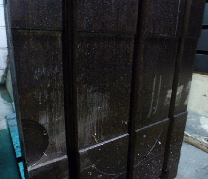 20&quot; x 78&quot; Angle Plate, (3) Vertical T-Slots