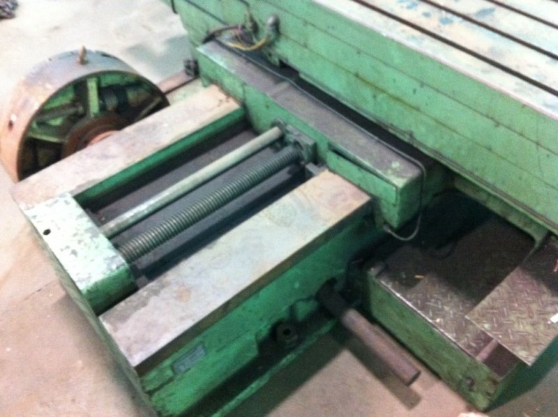 4&quot; KURAKI Horizontal Boring Mill, No. KBT-101, 35&quot; x 67&quot; Table, 48&quot; Vertical, Facing Head, 15 HP