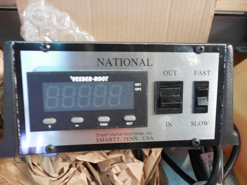 National Powered Back Gauge, Fits 6'  National Shears, Digital, New, In Stock