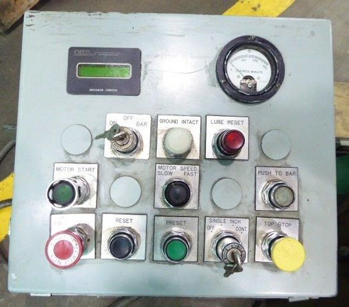 35 Ton V &amp; O No. 35-ST, 1-1/2" Str., 10" S.H., 200-600 SPM, 16" x 29" Bed, A.C., 7.5 HP