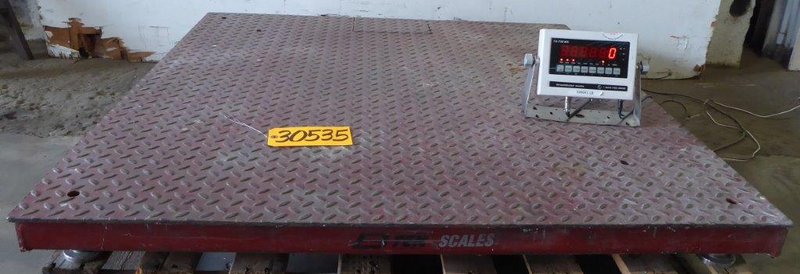 5000 Lb. B-TEK, Floor Scale, 48&quot; x 48&quot;, DRO