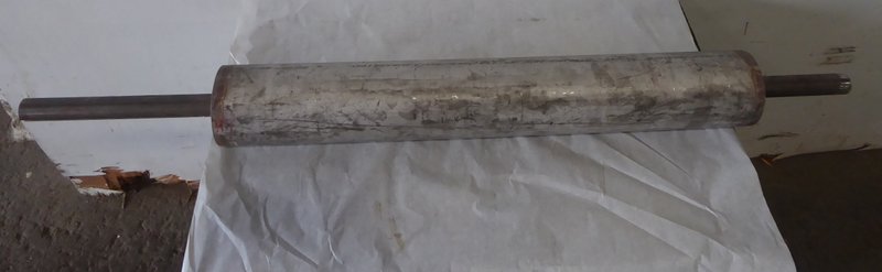 Magnetic Roll: 34&quot;L x 5&quot; Diameter, 1-1/2&quot; Shaft