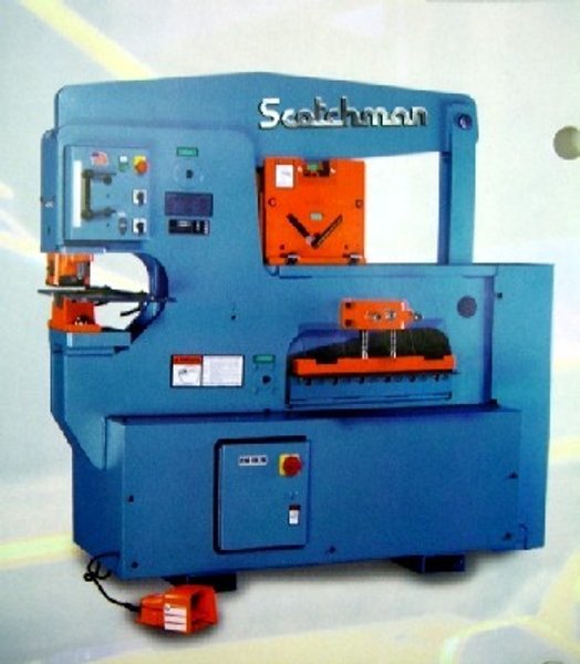 90 Ton Scotchman Hydraulic Ironworker 9012-24M, Punch, Angle &amp; Bar Shear, NEW