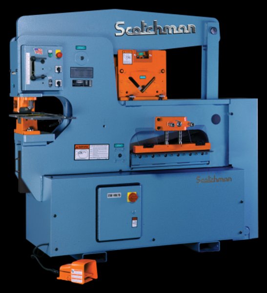 90 Ton Scotchman Hydraulic Ironworker 9012-24M, Punch, Angle &amp; Bar Shear, NEW