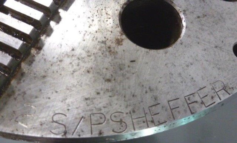 10&quot; SP Sheffer, 3-Jaw Power, 3&quot;  Hole, A1-8